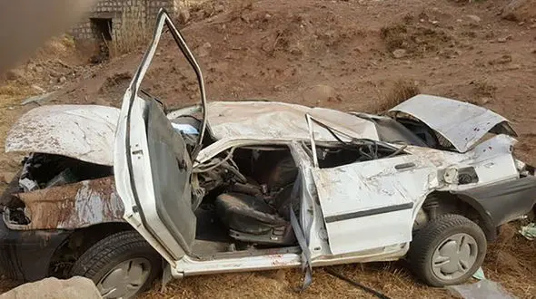  سقوط مرگبار پراید به دره در سوادکوه