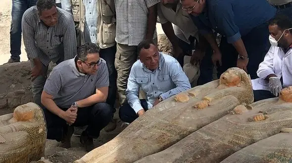 کشف 20 تابوت مومیایی در مصر + عکس