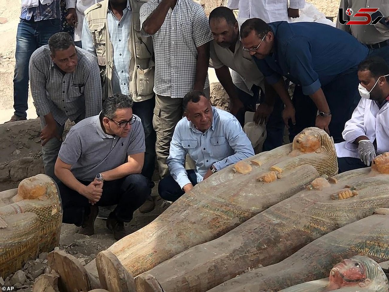کشف 20 تابوت مومیایی در مصر + عکس
