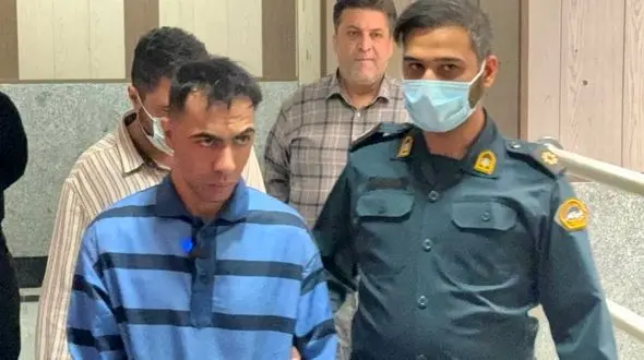 فیلم اولین گفتگوی متجاوز بیرحم در برابر خبرنگاران