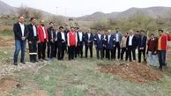 غرس ۳۰۰ نهال درخت به مناسبت روز درختکاری در پالایشگاه گاز ایلام 