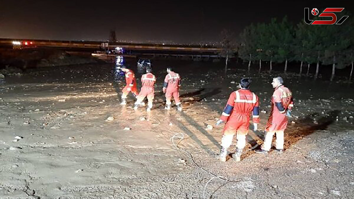 آماده باش شبانه آتش نشانی در سیل دیشب تهران