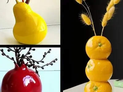 گلدان طرح میوه / سفارش مدل سفارشی با سلیقه شخصی