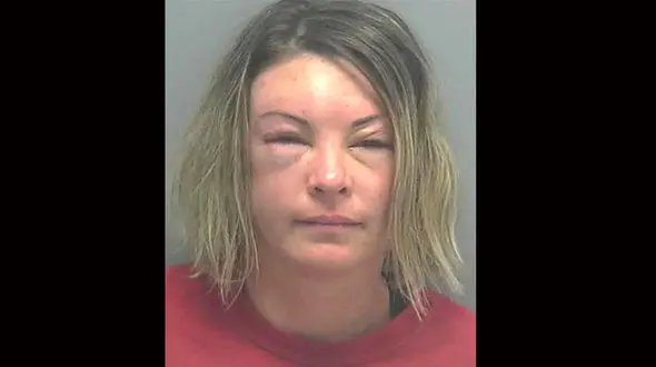 یک پلیس با آجر کتک خورد! +عکس