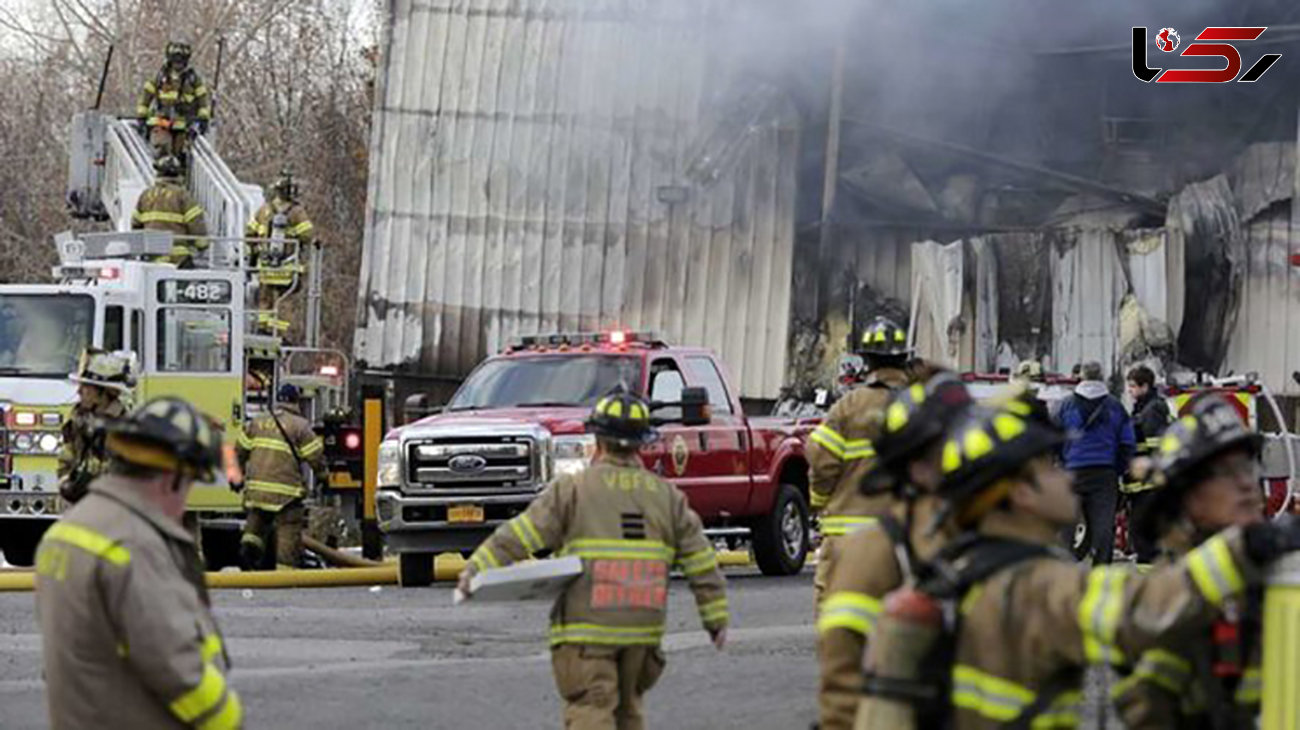انفجار و آتش‌سوزی مرگبار در کارخانه‌ای در نیویورک