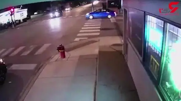 مرگ دلخراش یک معلم در تصادف با ماشین پلیس+فیلم