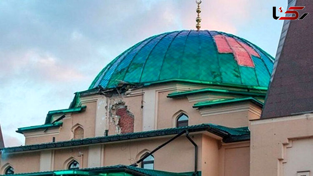 گلوله باران توپخانه ارتش به یک مسجد در شرق اوکراین در روز عید فطر +عکس
