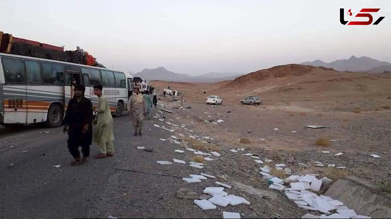 تصادف دلخراش اتوبوس با مین با 30 کشته+عکس