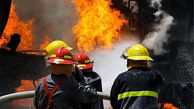 آتش سوزی صبحگاهی ساختمان ۵ طبقه در خیابان میرداماد