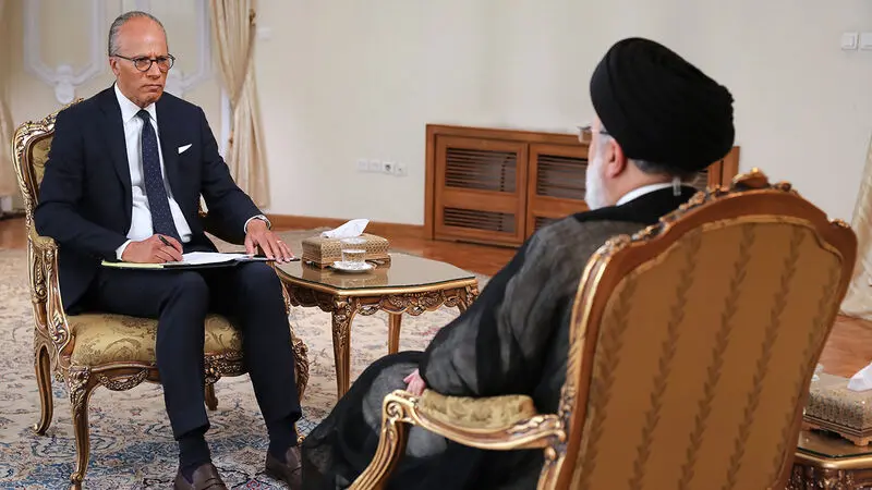آیت الله رئیسی  - رییسی در گفتگو با شبکه تلویزیونی NBC آمریکا