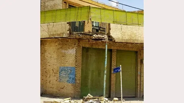 اولین عکس ها از تخریب خانه ها در زلزله گچساران