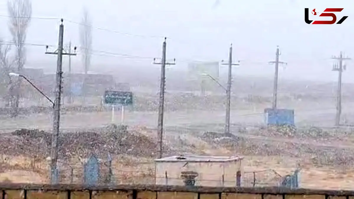 فیلم بارش اولین برف در مائین بلاغ تکاب