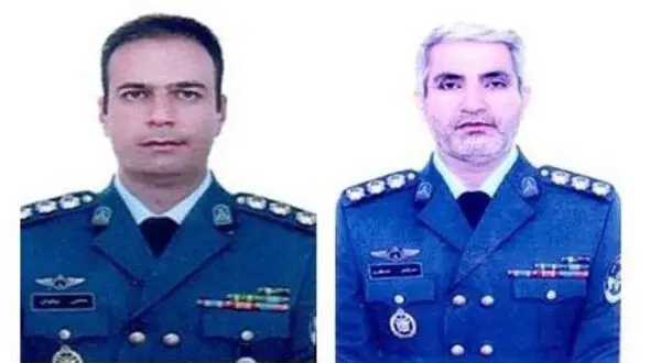 اولین عکس 2 خلبان شهید حادثه سقوط هلیکوپتر رییس جمهور شهید + اسامی