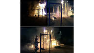 فیلم هولناک از آتش سوزی در پارک رباط‌کریم