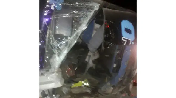 دو کشته در واژگونی اتوبوس شاهرود به دامغان