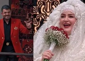 فیلم آواز شاد /  سنگ تمام مجری نوستالژی «محمود شهریاری» در عروسی نعیمه نظام‌دوست/ کوچه تنگه بله، عروس قشنگه بله ...