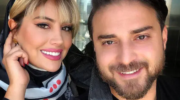 لباس شیک و میلیاردی همسر دوم بابک جهانبخش ! / با این لباس وسط شهر !