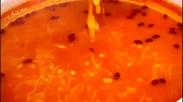 سوپ جوی قرمز مجلسی تبریز + فیلم