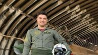 فیلم دیدنی از خلبان جنگنده F7 که در اصفهان به شهادت رسید / هفته قبل رخ داد