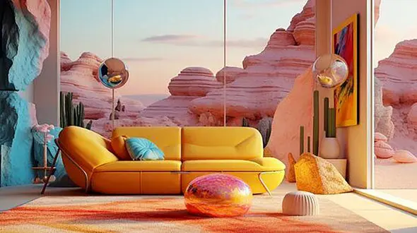 دکوراسیون مینیمال از دید هوش مصنوعی + عکس