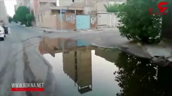  اوضاع بحرانی فاضلاب در اهواز + فیلم