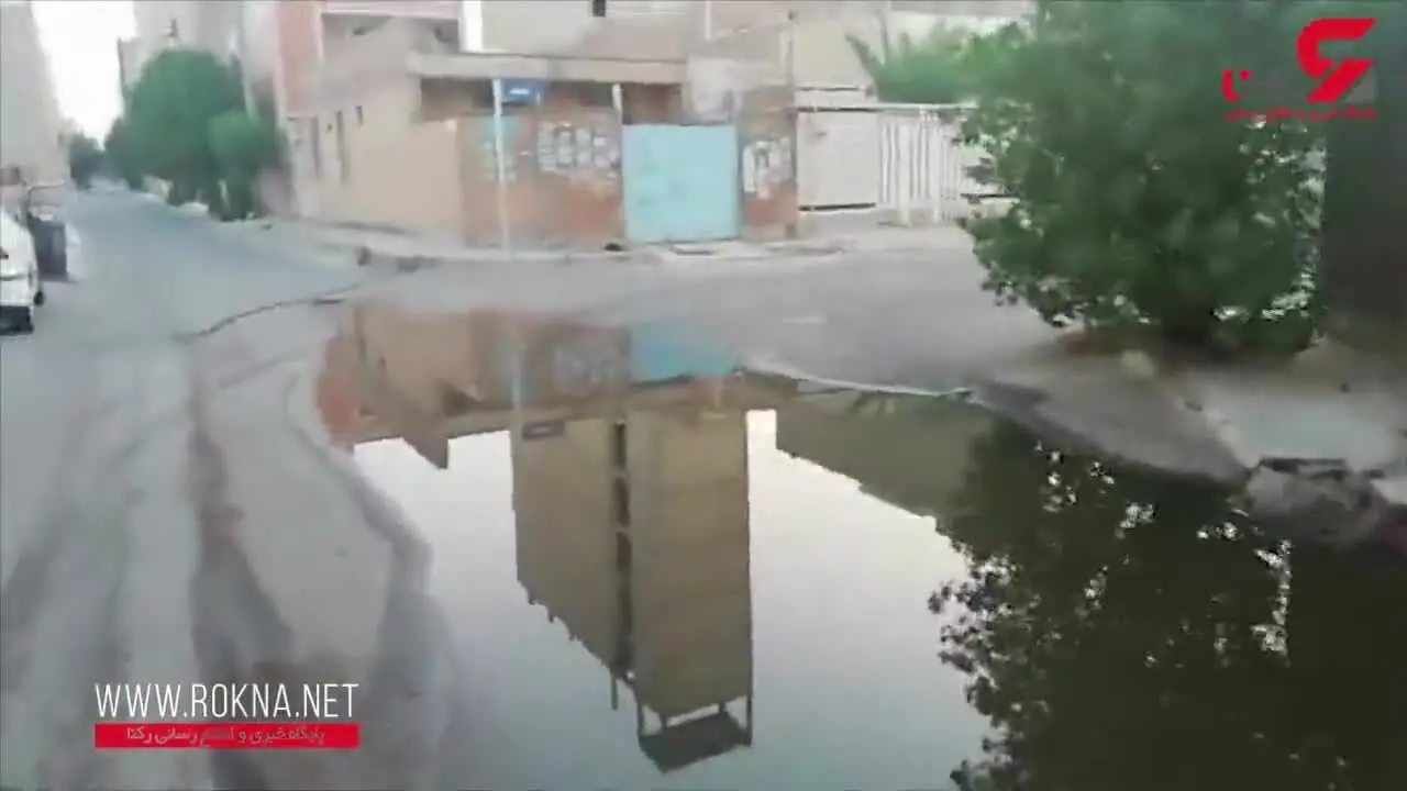  اوضاع بحرانی فاضلاب در اهواز + فیلم