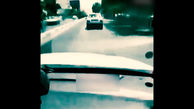 فیلم لحظه شهادت یک پلیس در تعقیب و گریز خیابان های مشهد+ فیلم