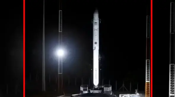 فیلم انفجار نخستین موشک تجاری کره جنوبی