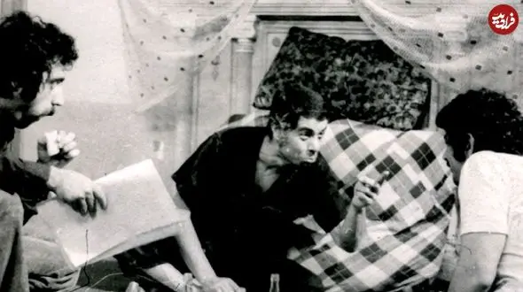 چهره ها در زمان؛ «بهروز وثوقی و فرامرز قریبیان» در پشت صحنه گوزنها؛ سال 53 