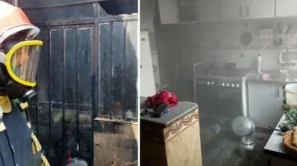 آتش‌سوزی در شهرک قلعه میر / دو نفر مصدوم شدند 