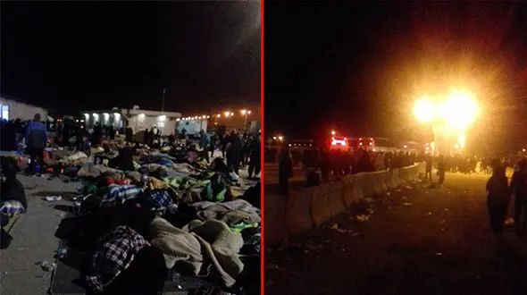 سردرگمی زائران ایرانی هنگام بازگشت در مرز مهران + عکس