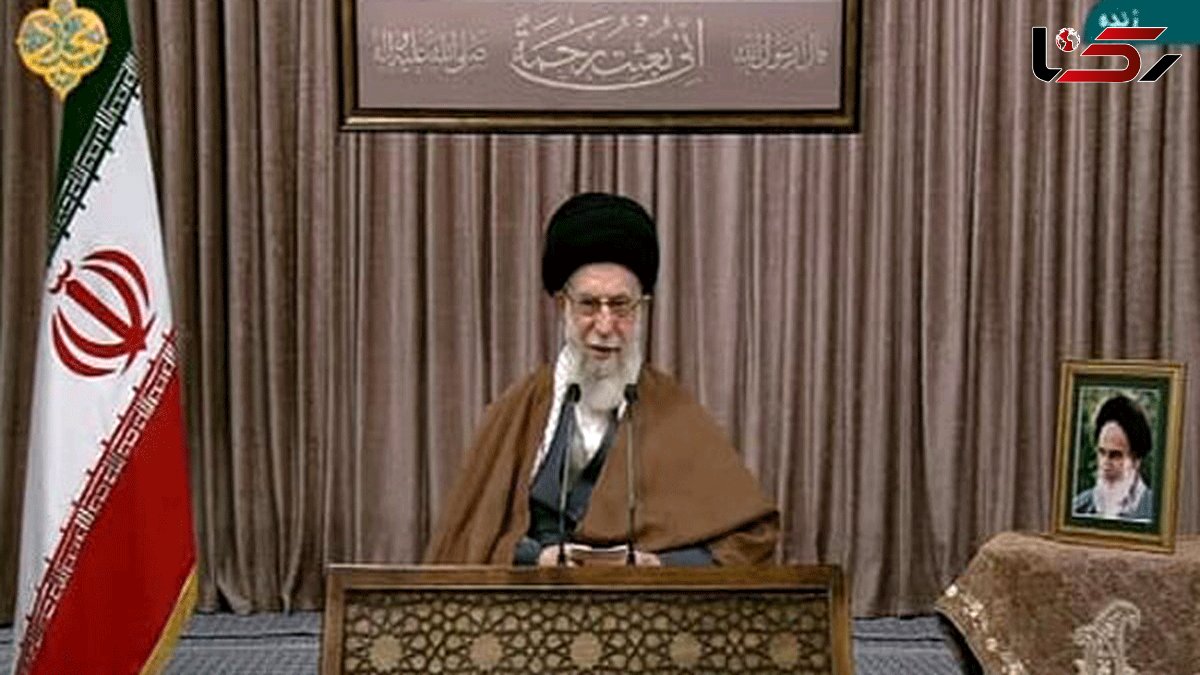 Leader delivering live speech on Eid al-Mab’ath 