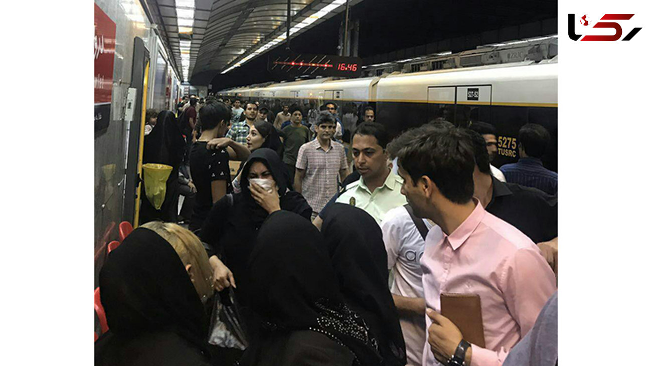 اولین فیلم و عکس از خودکشی امروز دختر 23 ساله در  مترو تهران