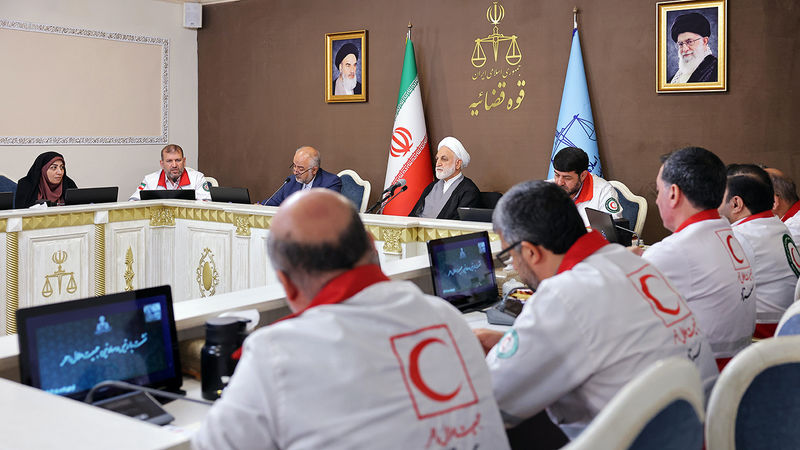 حجت‌الاسلام والمسلمین محسنی اژه‌ای ، طی سخنانی در دیدار با رئیس و جمعی از معاونین جمعیت هلال احمر