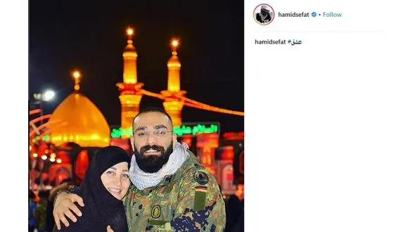 عکس حمید صفت و مادرش در کربلا / او در پرونده قتل با وثیقه آزاد است+ عکس