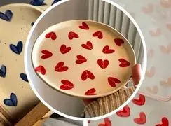 خرید بشقاب سرامیکی قلبی | ترکیب عشق و هنر در ظروف شیک