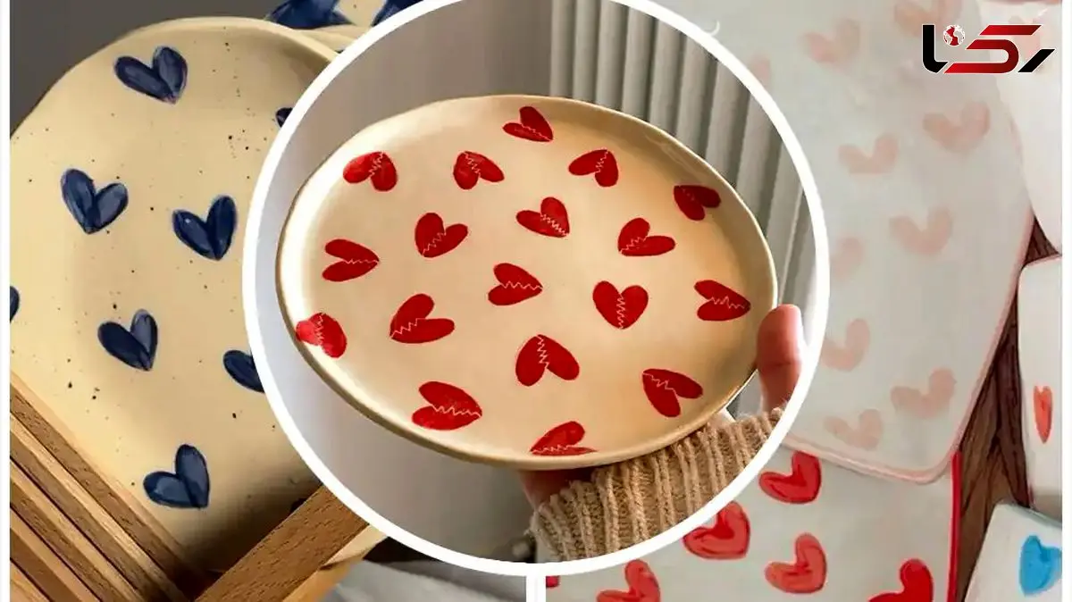 خرید بشقاب سرامیکی قلبی | ترکیب عشق و هنر در ظروف شیک