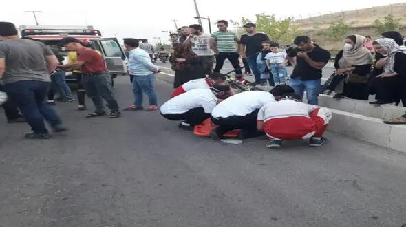 2 حادثه در جاده سلامت قزوین