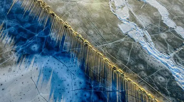 تصاویر شگفت انگیز از مهاجرت فصلی درمرتفع ترین دریاچه های جهان +گزارش تصویری 