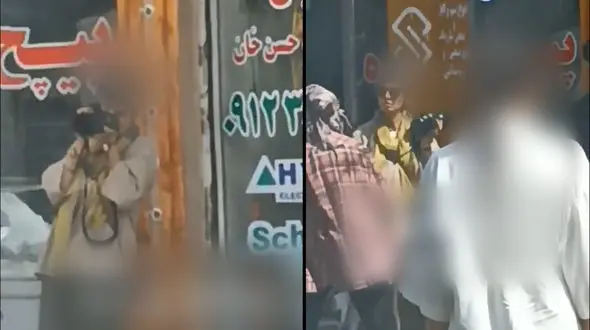 فیلم پوشش زننده در پشت صحنه سریال نیسان آبی / این فیلم غوغا کرد!