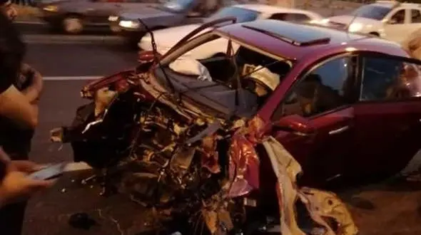 10 عکس از یک تصادف عجیب در تهران + جزییات