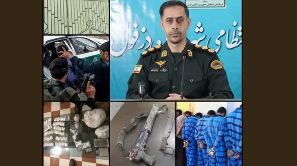 ضربه سنگین پلیس دزفول به سارقان و سوداگران مرگ در 48 ساعت