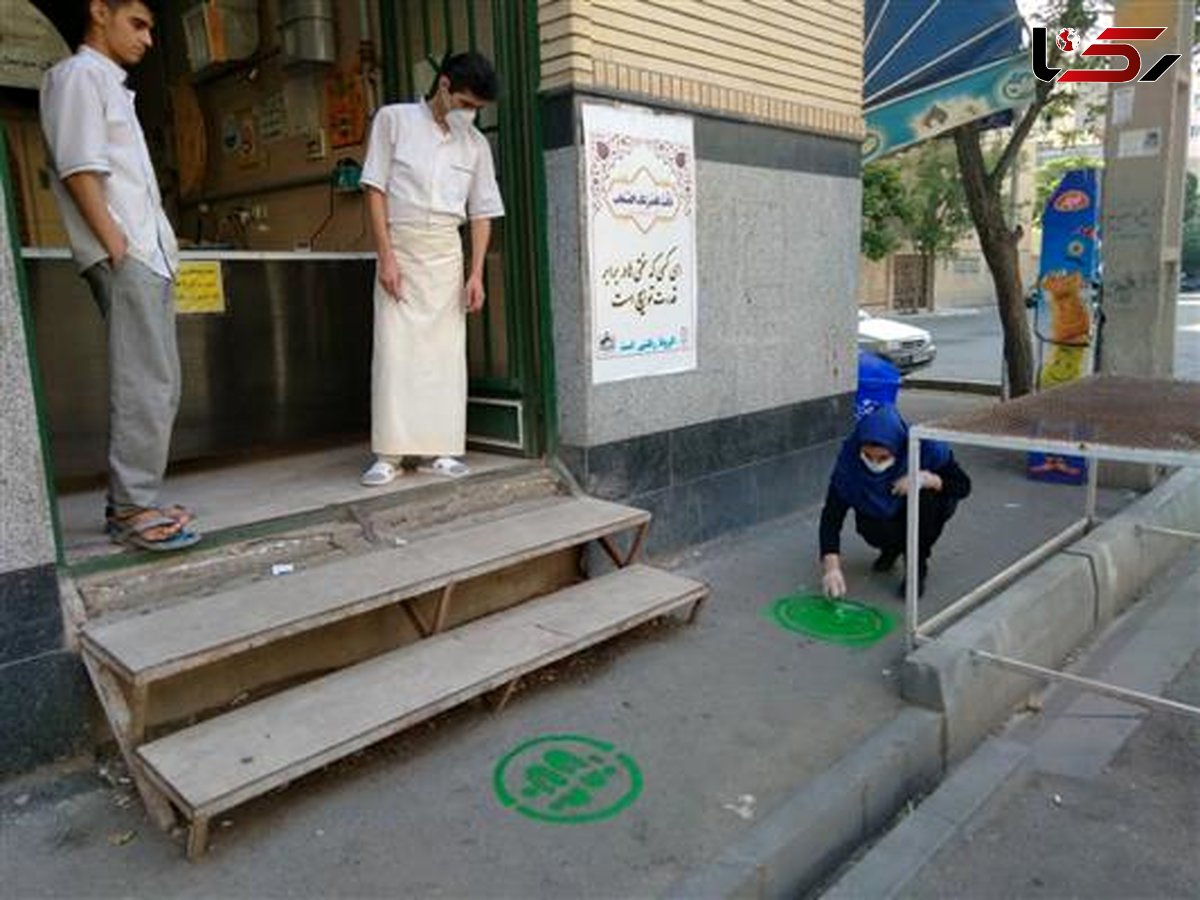 فاصله گذاری اجتماعی در صفوف نانوایی های جنوب شهر