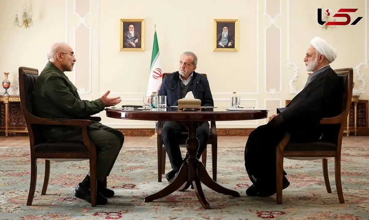 پزشکیان، قالیباف، اژه‌ای و ذوالقدر در یک صف مشغول اداره کشورند