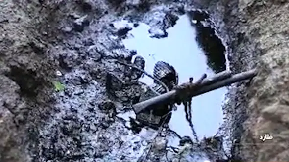 فیلم / سرقت عجیب نفت خام از شاه لوله تهران به پالایشگاه تبریز / خانه متروکه ای که دکل نفتی شده بود !