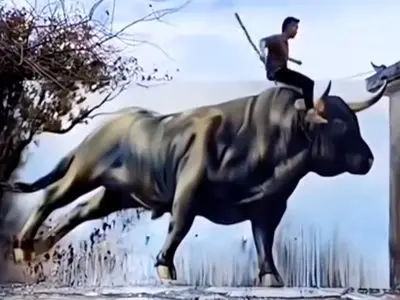 ببینید / نقاشی های آمیخته با طبیعت توسط یک هنرمند + فیلم