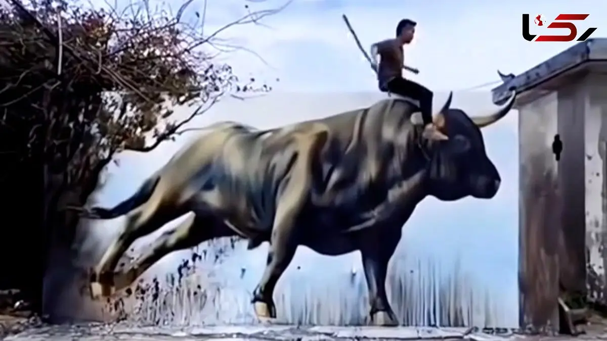 ببینید / نقاشی های آمیخته با طبیعت توسط یک هنرمند + فیلم