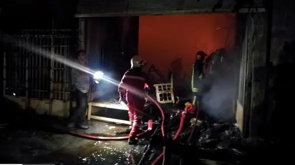 عکس های هولناک از آتش سوزی بامداد امروز در مشهد