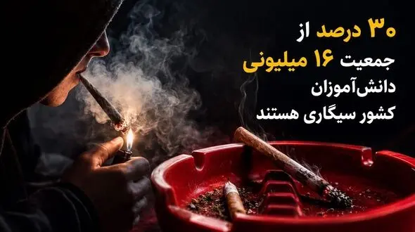 انفجار خاموش در مدارس / ۳۰درصد از جمعیت ۱۶ میلیونی دانش‌آموزان کشور سیگاری هستند/ اعتیاد امروز، نخبگان و افراد تحصیل‌کرده را نیز در بر گرفته است
