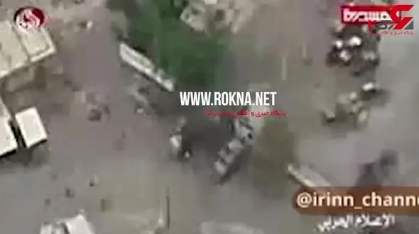 اولین فیلم از حمله پهپادی یمن به تاسیسات حیاتی عربستان 